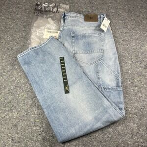 Jordan Craig Aaron Carpenter Fit Jeans Men's 36x34 Paint Splatter Distressed New